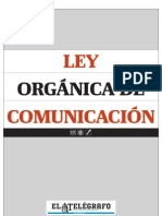 Ecuador - Ley Orgánica de Comunicación