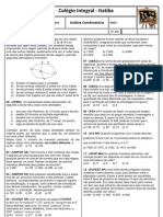 Análise Combinatória - Colégio Integral Itatiba