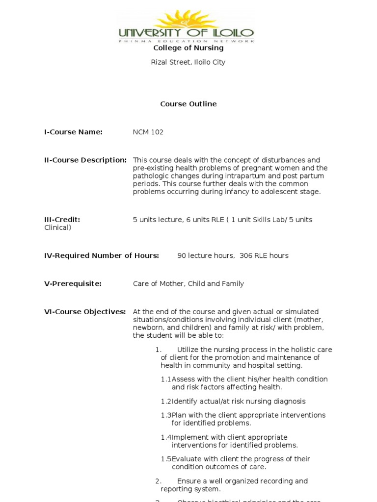 Course outline is102 image