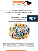 Diplomado en Sistema de Planificación de Recursos Empresariales ERP CRM SCM