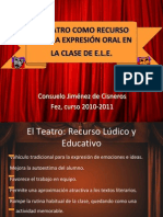 El Teatro Como Recurso para La Expresin Oral