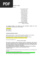 AVALIAÇÃO DE PORTUGUÊS 1 ANO EVA