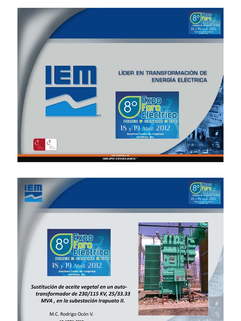 04 Iem | PDF | Transformador | Ingenieria Eléctrica