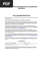 Download Free Lady Bird Deed Form by rosanajones SN160138759 doc pdf