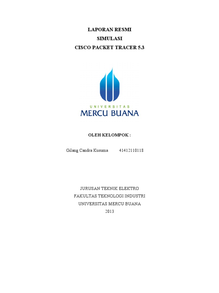 Makalah Simulasi Cisco Doc