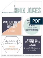 Printable Lunchbox Jokes