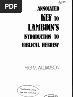 Download Lambdin Hebrew Answer Key Beginning material by Matt Tedeschi SN160151244 doc pdf