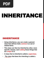  Inheritance