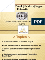 Presentation 1 - Online Admission Process (College Login)