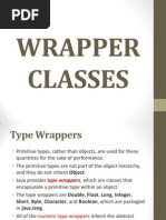 Wrapper Classes