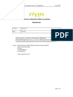Bevi - RIVM - Reference Manual Bevi Risk Assessments
