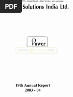 IPower Solutions India Ltd 2004