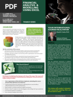 Download Financial Analysis  Modelling Using Excel by 360 International Limited SN160184937 doc pdf