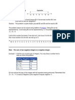 Integer Addition: Adding Negative Integers