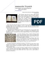 O manuscrito Voynich, 500 anos depois seu mistério persiste