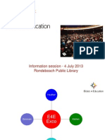 E4e - Info - Session - Rondebosch - 4-July 2013