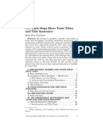 The Buck Stops Here- Toxic Titles and Title Insurance _ SSRN-Id2288280