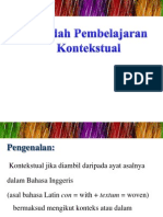 Kaedah Pembelajaran Kontekstual