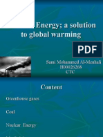 Nuclear Energy A Solution To Global Warming