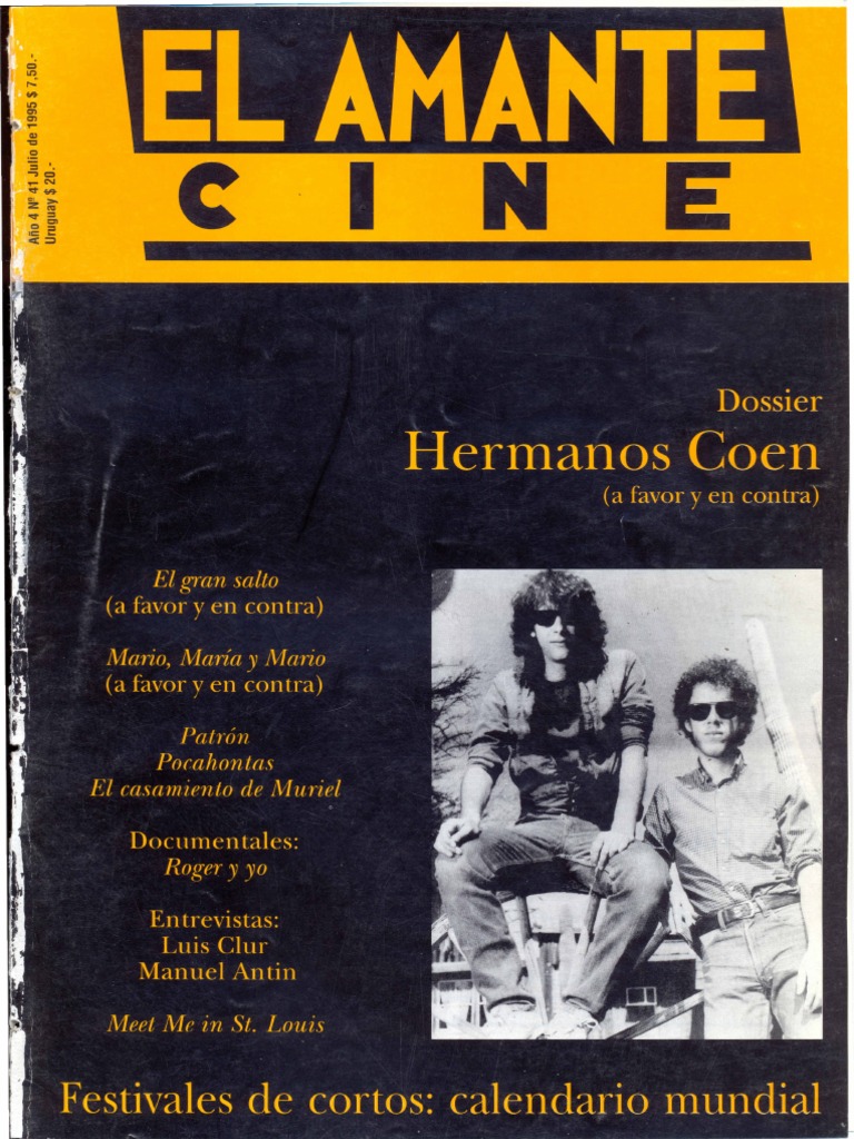 El Amante. Cine - #41 Julio 1995 | PDF, image size:768x1024