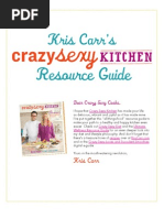 Crazy Sexy Kitchen Resources Guide