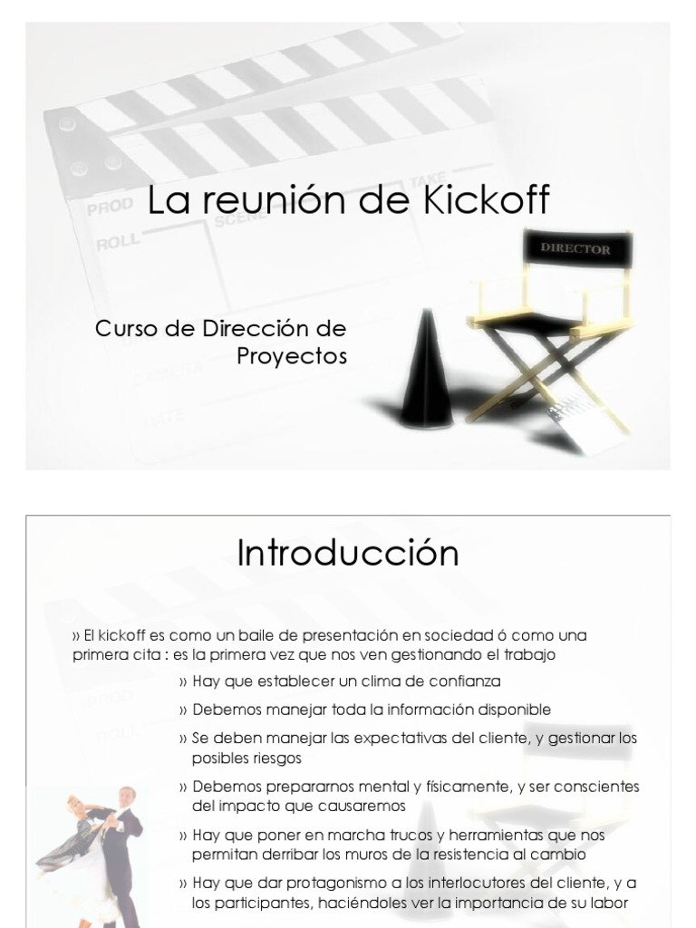 Guía para el Kickoff en Proyectos | PDF