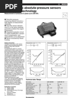 Map Sensor Technical Specification