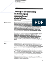 Grant Savage & Others - Strategies for Assessing and Managing Stakeholders