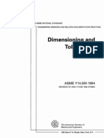 Dimensioning and Tolerancing: ASME Y14.5M-1994