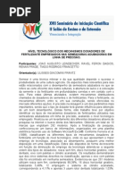 Nível tecnológico dos mecanismos dosadores de fertilizante empregados nas semeadoras adubadoras em linha de precisão