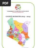 Download CRA - County Budgets 2013-2014 by Kenyan Facts SN160251682 doc pdf