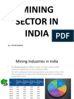 Mining Sector in India: By:-Ritesh Kumar