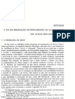 Estudos sobre a via da religação no pensamento de Xavier Zubiri