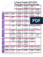 KKDC 2013-2014 Schedule