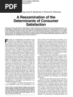 Download A Reexamination of the Determinants of Consumer Satisfaction by kutukankutu SN16026860 doc pdf