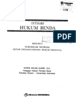 Intisari Hukum Benda Menurut Burgerlijk Wetboek Oleh Surini Ahlan Sjarif,S.H. Penerbit Ghalia Indonesia