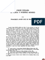 JORGE GUILLEN: EL POETA Y EL MUNDO MODERNO