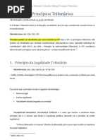 1. Direito Tributário. Eduardo Sabbag. Princípios Tributários.