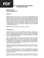 Ensino de Lingua Materna