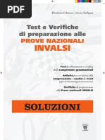 Guida Insegnante Soluzioni ITALIANO Test e Verifiche