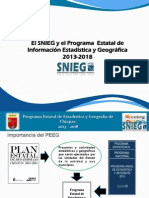 El SNIEG y El Programa Estatal de Información Estadística y Geográfica