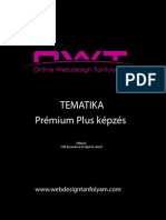 OWT Prémium Plus Webdesign Tanfolyam