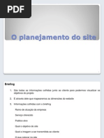 Planejamento de Um Site