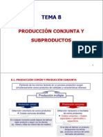 Tema 8 Producci n Conjunta y Subproductos