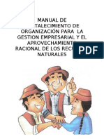 Manual de Fortalecimiento de Organización