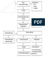 Pathophysiology of Hyperemesis Gravidarum Diagram