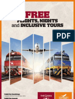 GREAT SOUTHERN RAIL Free Flights Nights and Inclusive Tours Issued August 2013 - SENIORS HOLIDAY TRAVEL - FREE CALL 1800-300-999