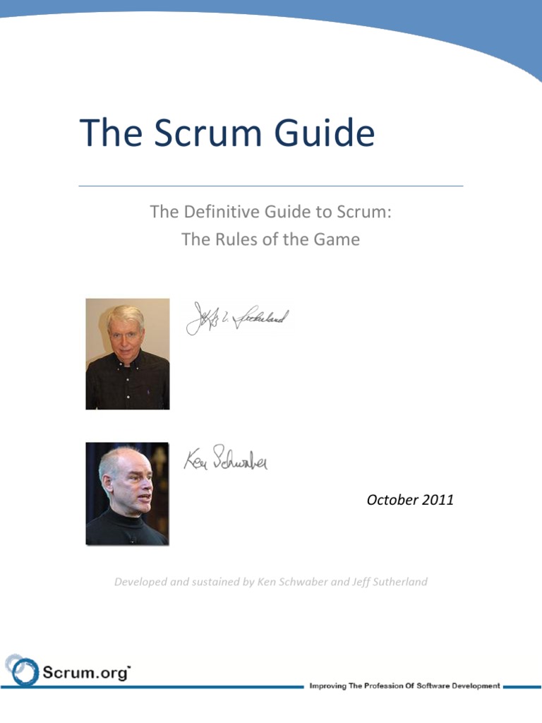 The Definitive Guide To Scrum: The Rules of The Game | PDF | Career ...