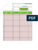 Planilla Inscripcion Curso Fomento Trabajo Seguro, Limpio y Saludable 2012