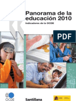 Panorama Educativo de La OECD